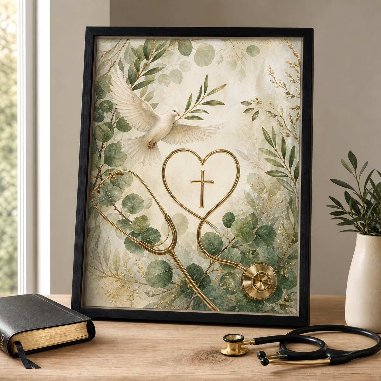 A Nurse’s Prayer — Personalised Framed Print